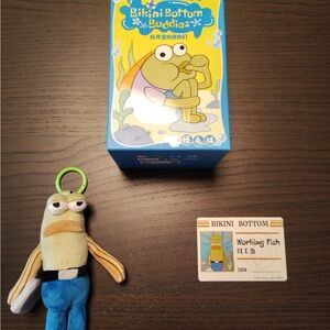 Bikini Bottom Buddies Plush Keychain